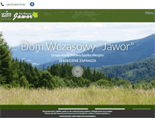 Tablet Screenshot of jawor.ustron.pl