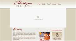 Desktop Screenshot of martyna.ustron.pl