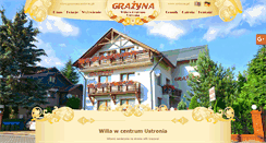 Desktop Screenshot of grazyna.ustron.pl