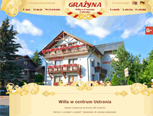 Tablet Screenshot of grazyna.ustron.pl